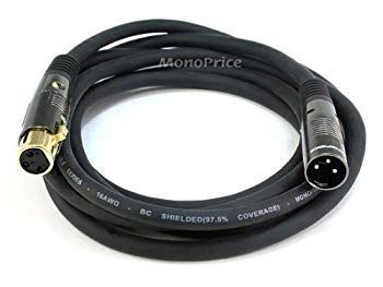 【中古】Monoprice 104752?10フィートプレミアシリーズXLRオスからXLRメス16?AWGケーブル 4752 2zzhgl6