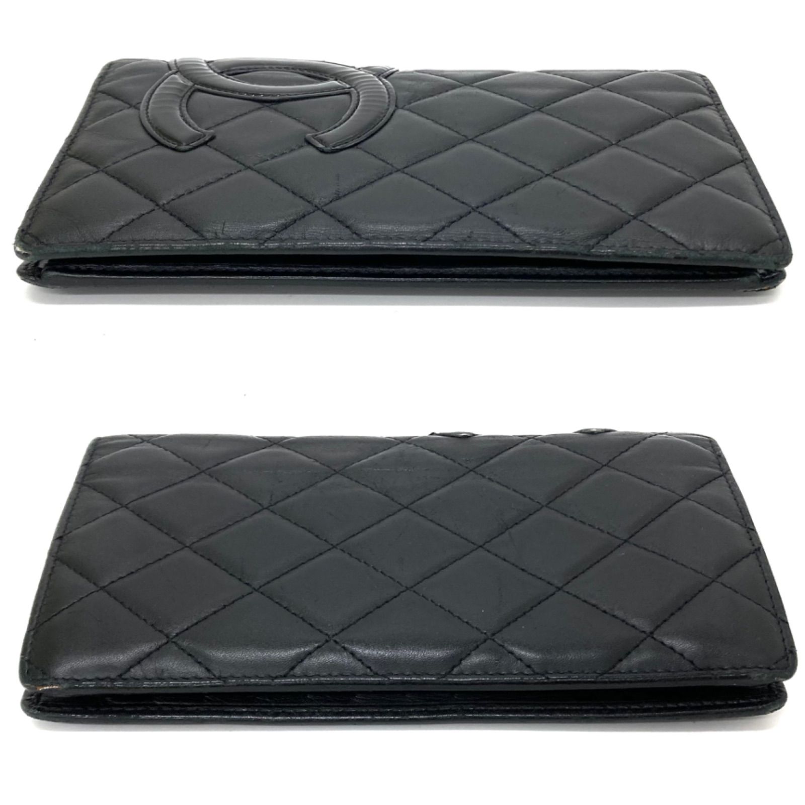 ◇CHANEL◇シャネル カンボンライン 長財布 折財布 ココマーク 