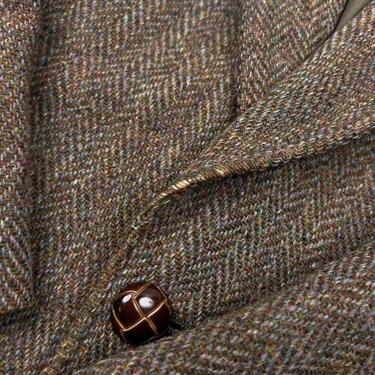 Harris Tweed ハリスツイード ヘリンボーン 2B ウール テーラード