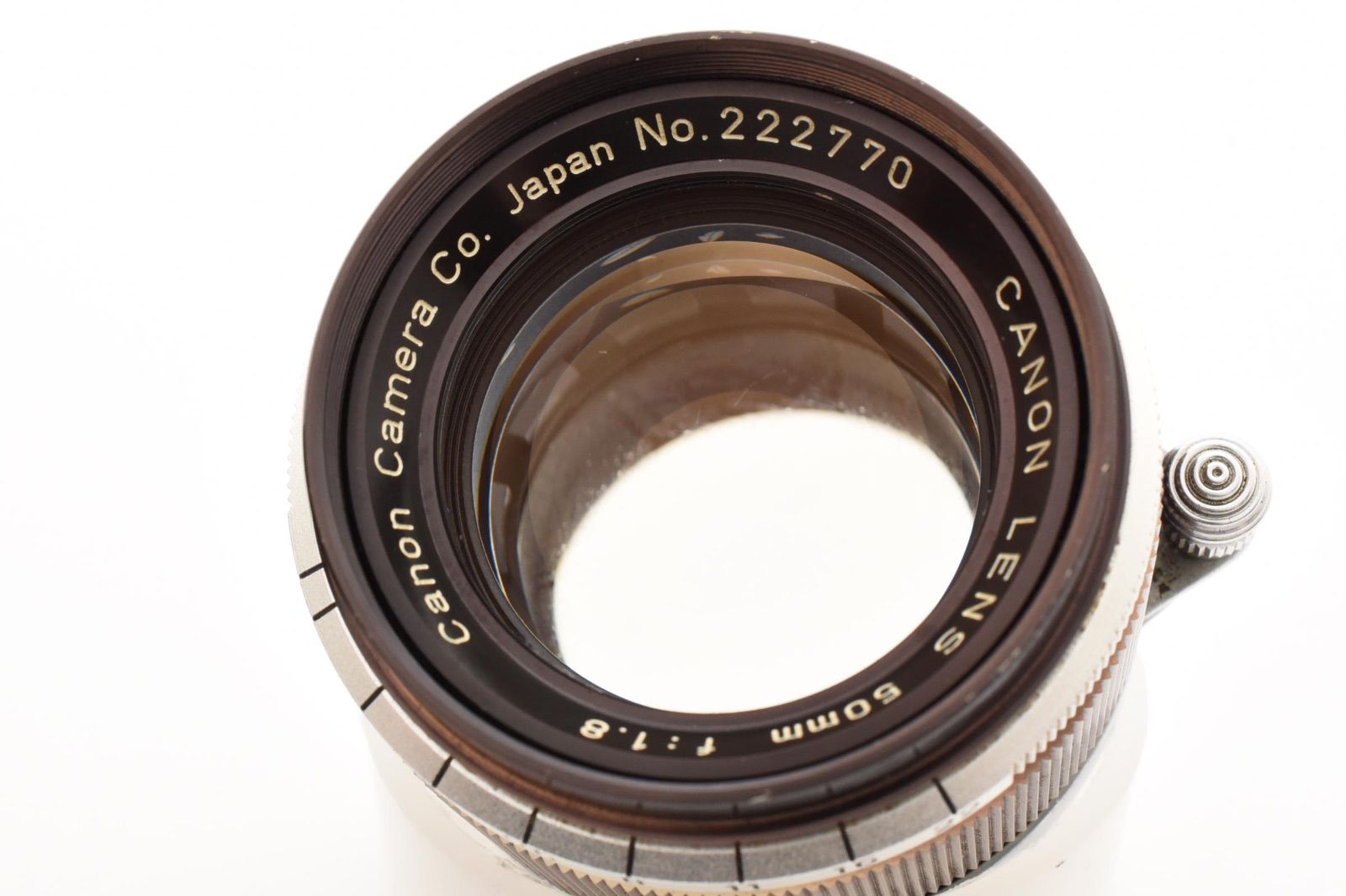 ☆希少品☆ CANON LENS 50mm F1.8 キャノン レンズ Lマウント