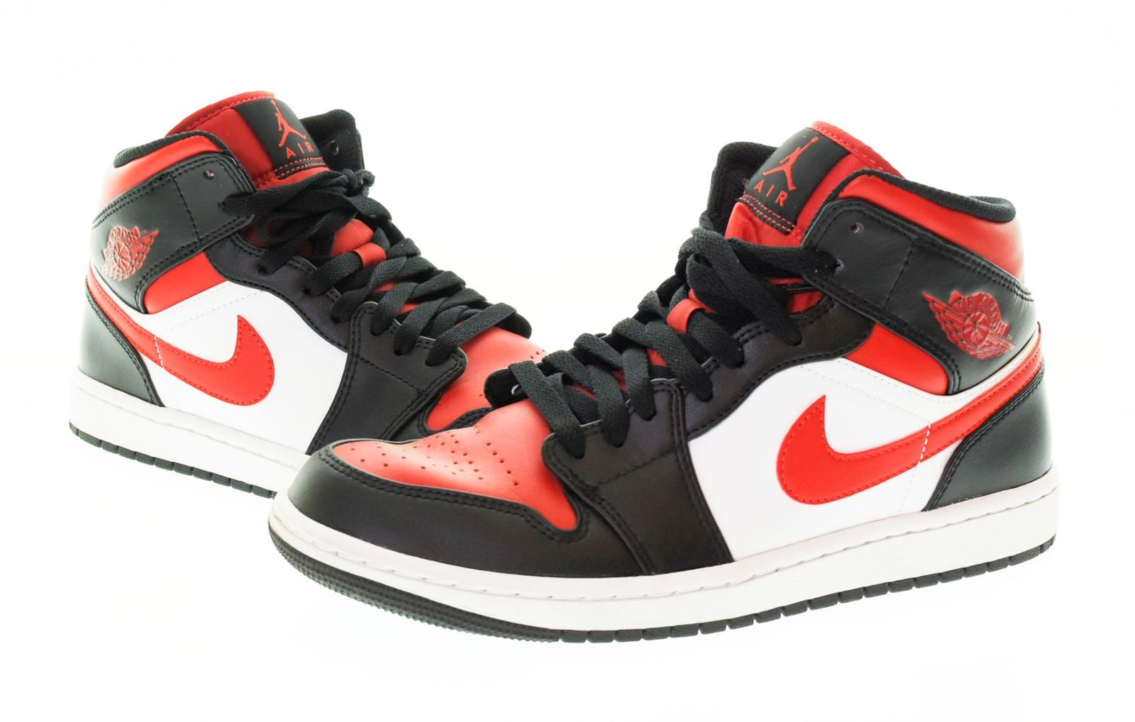 ナイキ NIKE AIR JORDAN 1 MID Black Gym Red White ブラック 