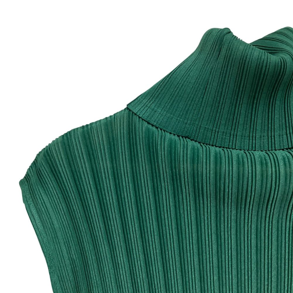 ISSEY MIYAKE PLEATS PLEASE プリーツ タートルネック Pleats Please Issey Miyake ハイネック プリーツトップ