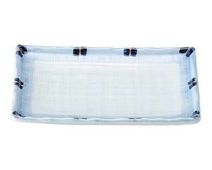 和食器 ホ478-588 はなやぎ 6.0長角皿(足あり)