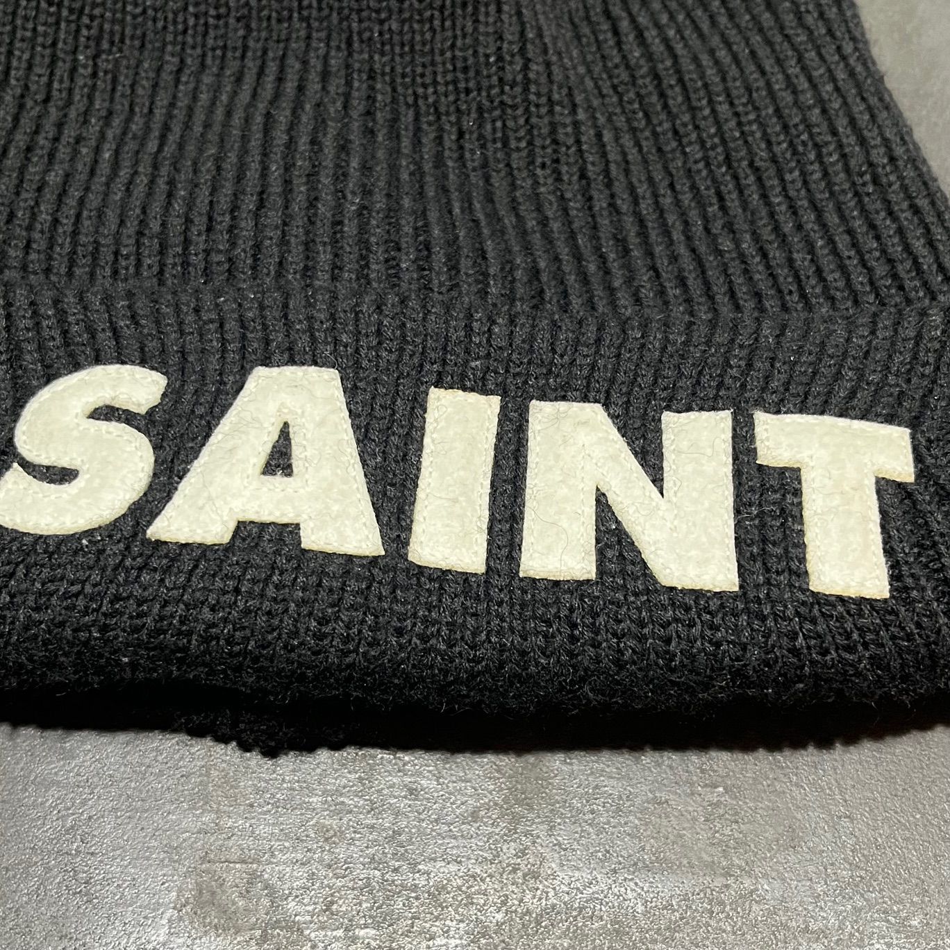 セントマイケル SAINT Mxxxxxx SAINT Knit Cap （Black）