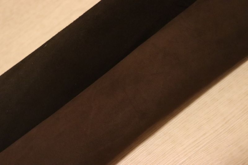 ダークグレー 230ds クロム革 牛革 国産 レザー シボ型押し はぎれ 一