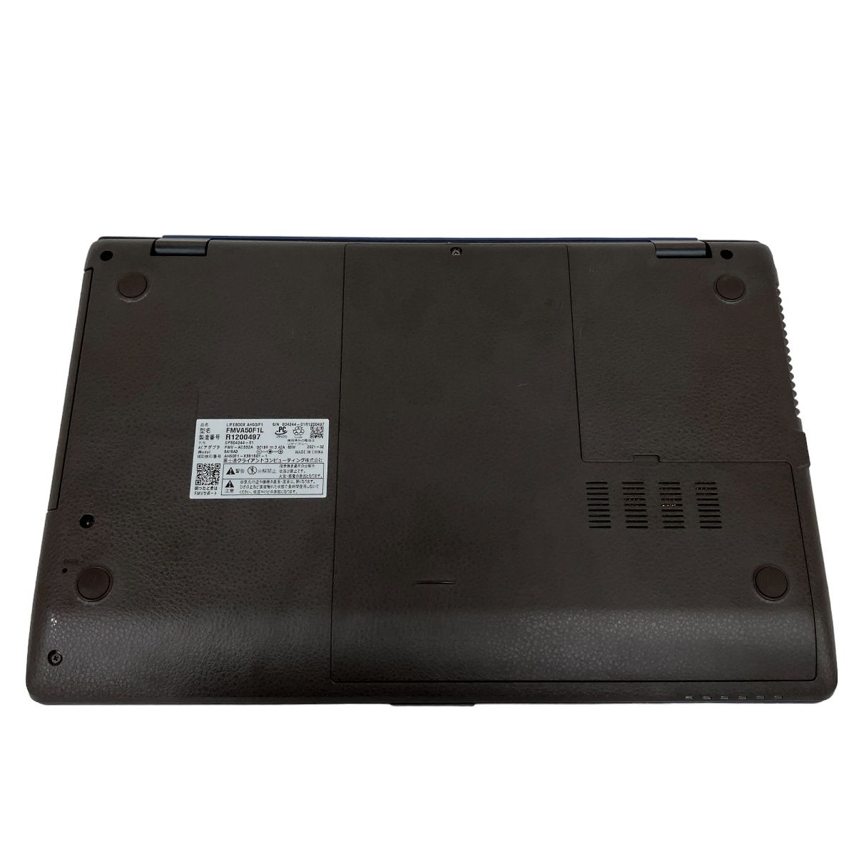 FUJITSU LIFEBOOK AH50/F1 FMVA50F1L 15.6インチ ノートパソコン Ryzen 7 5700U 8GB SSD  256GB win11 中古 M9116562 - メルカリ