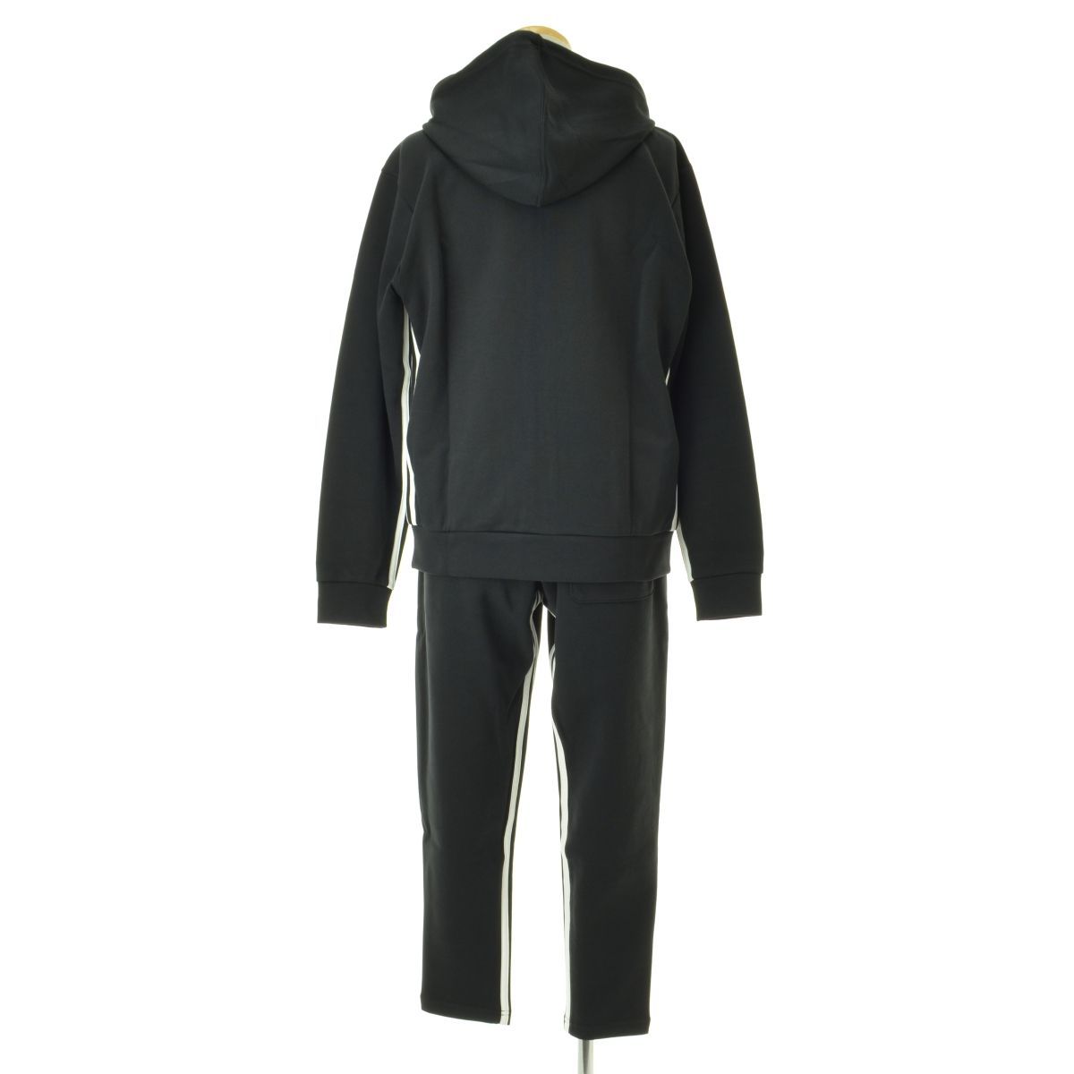 adidas M ジャージセットアップ M【ADIDAS】DX7657 DX7651 MUSTHAVES 3STRIPES フード付き