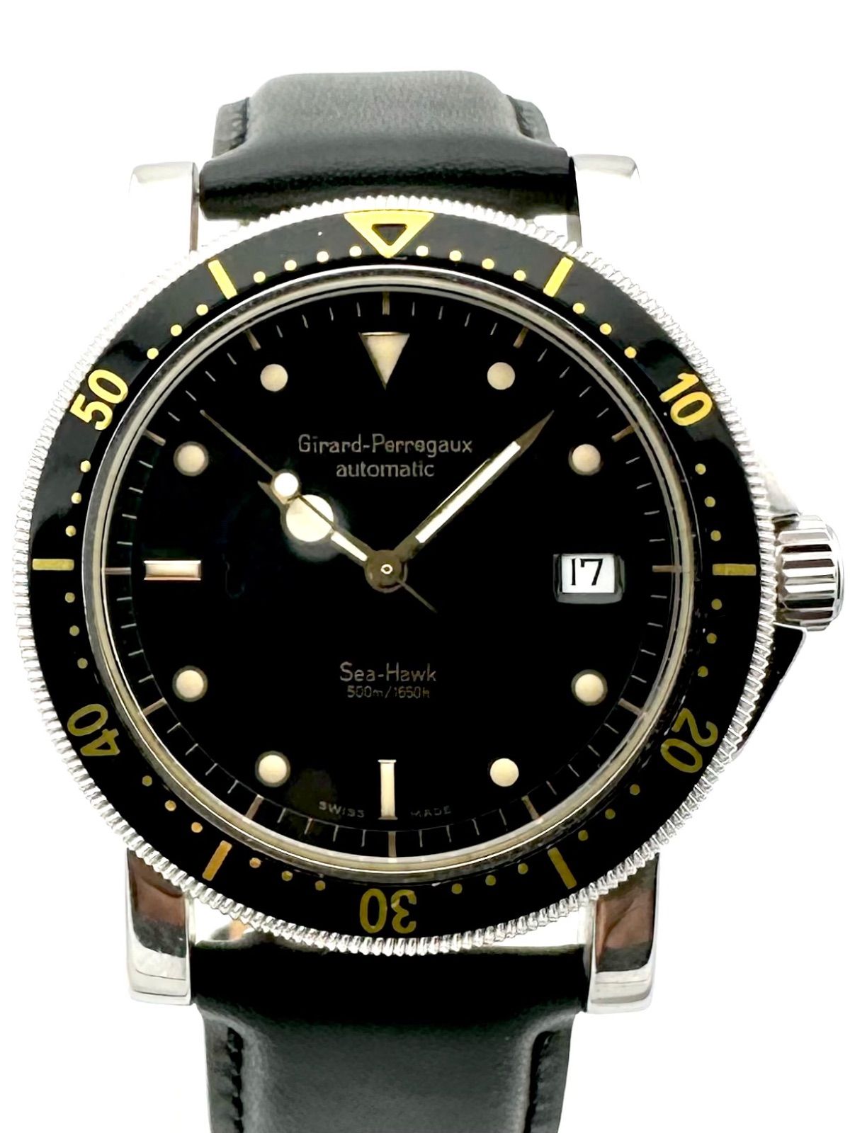 熱い販売 ジラールペルゴ(GIRARD-PERREGAUX ) シーホーク自動巻時計 時計
