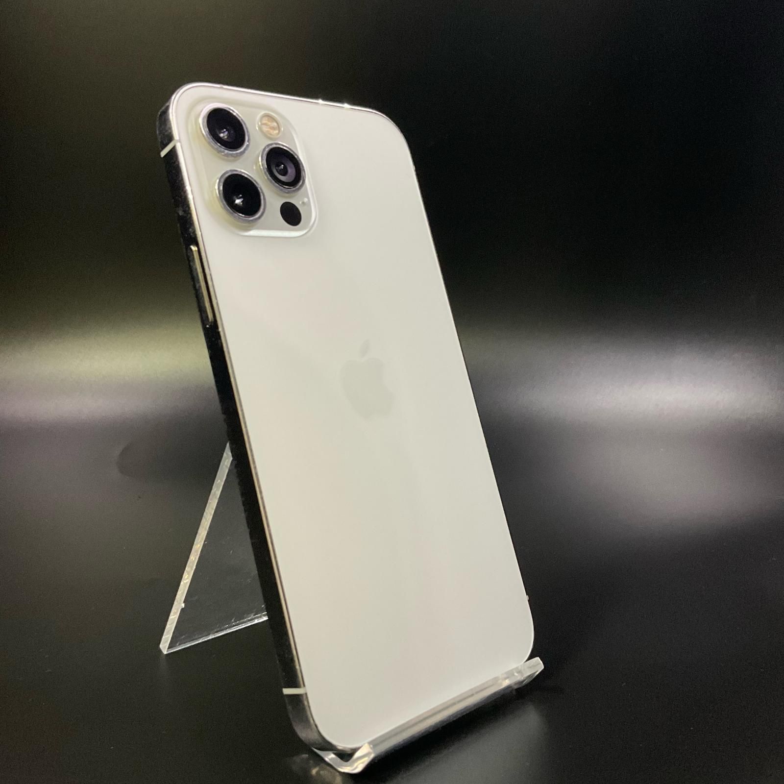 中古】Apple(アップル) iPhone12 Pro 128GB シルバー MGM63J／A SIM 