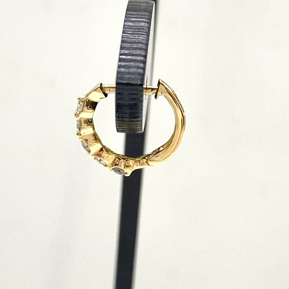 メレダイヤ デザインピアス YG イエローゴールド ピアス K18 ダイヤモンド レディース