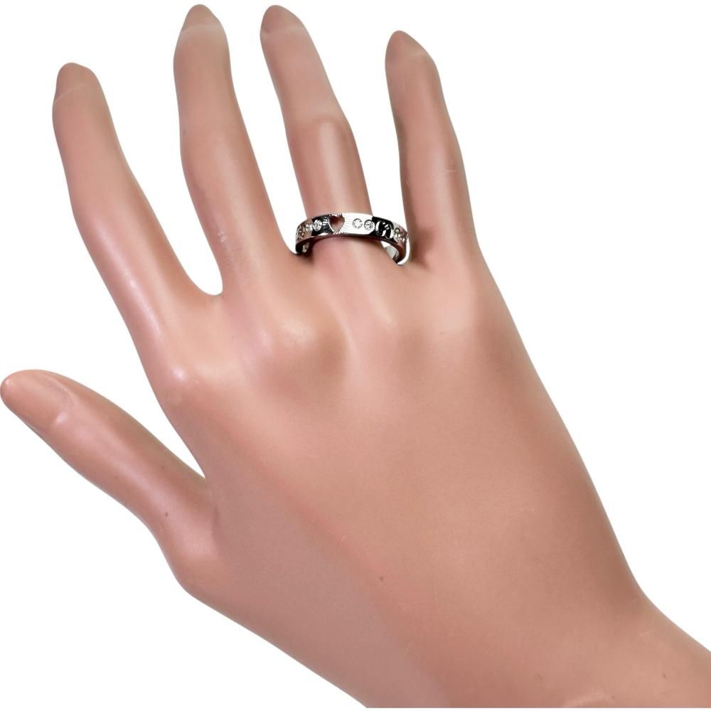 GUCCI 18号 アイコン アモール ハートダイヤモンド リング K18 WG