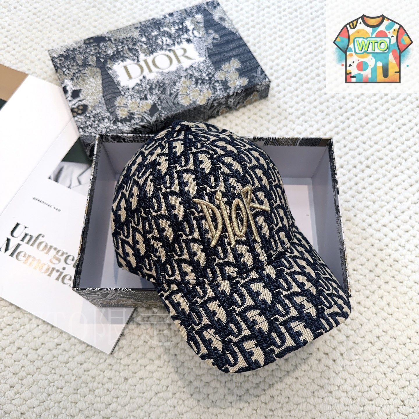 DIOR（ディオール） 【DIOR】 刺繍 ベースボール キャップです。 今日特価】Dior 刺繍ベースボールキャップ - メルカリ