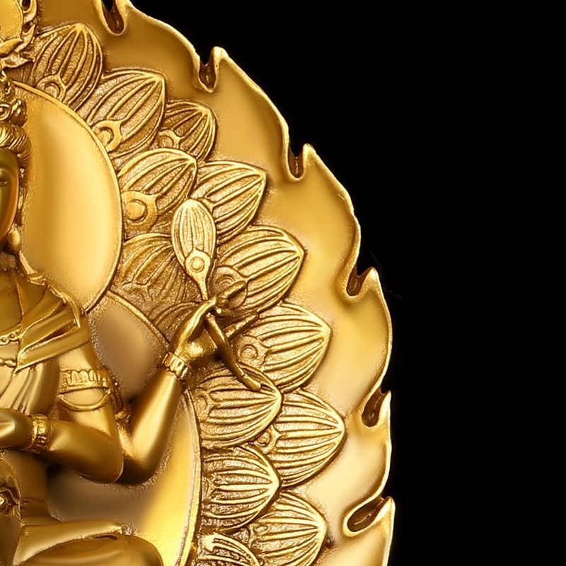 定番人気,安い 孔雀明王 黄金 金色 置物 オブジェ 仏像 神様 インテリア リビング 玄関 昇運 風水 置物 縁起物 魔除け 仕事運 出世運 対人運 金運 開運 幸運 愛情運 財運