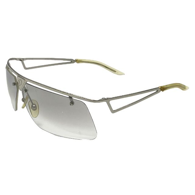 ディオール YB7HY 66□07 120 アイウェア サングラス カラーレンズ スクエア ロゴ メタル シルバー グレー Christian Dior