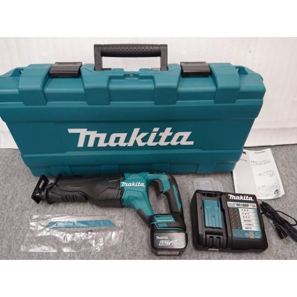 ♥品 マキタ 充電式レシプロソー JR147DRG 14.4V 6.0Ah バッテリ 充電器 ケース レシプロ刃付