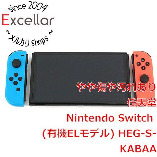 [bn:17] 任天堂Nintendo Switch 有機ELモデルHEG-S-KABAAネオンブルー・ネオンレッドドックなし