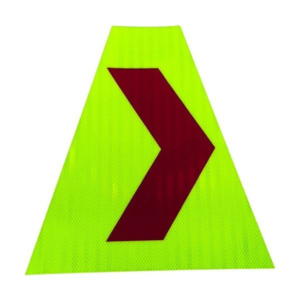 【新品・7営業日以内発送】仙台銘板 3137110 プリズムコーンカバー反射両面 KKB－30R 右矢印【沖縄離島販売】