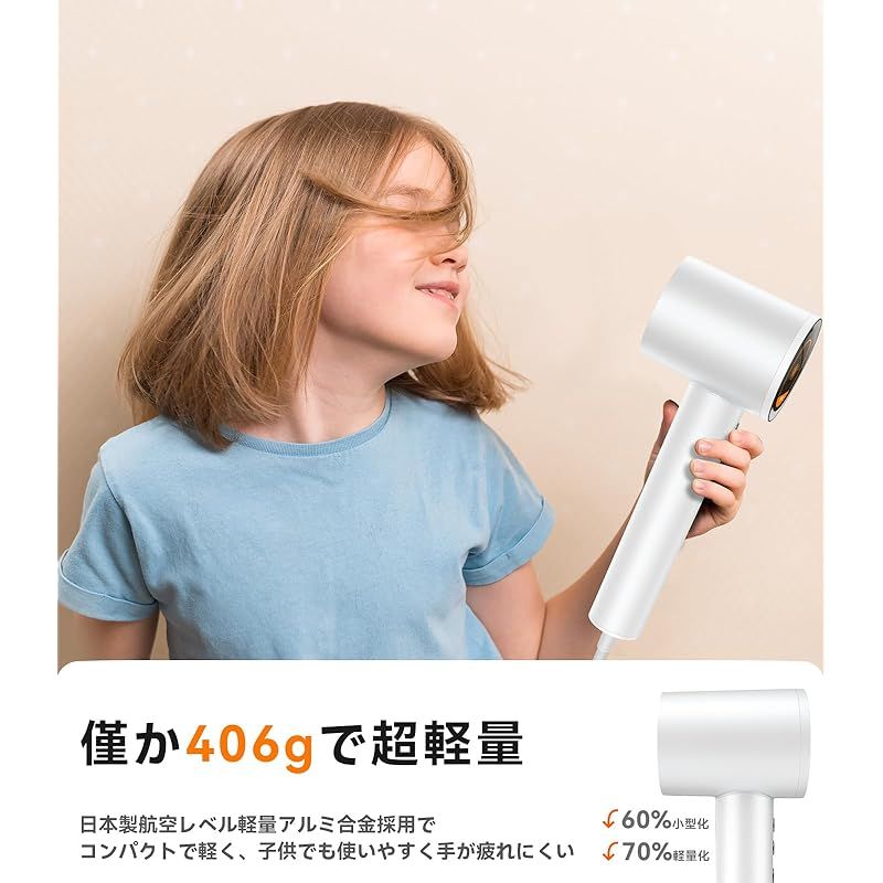 瞬間速乾・知能髪ケア 】TORRAS ドライヤー 大風量 ドライヤー 人気