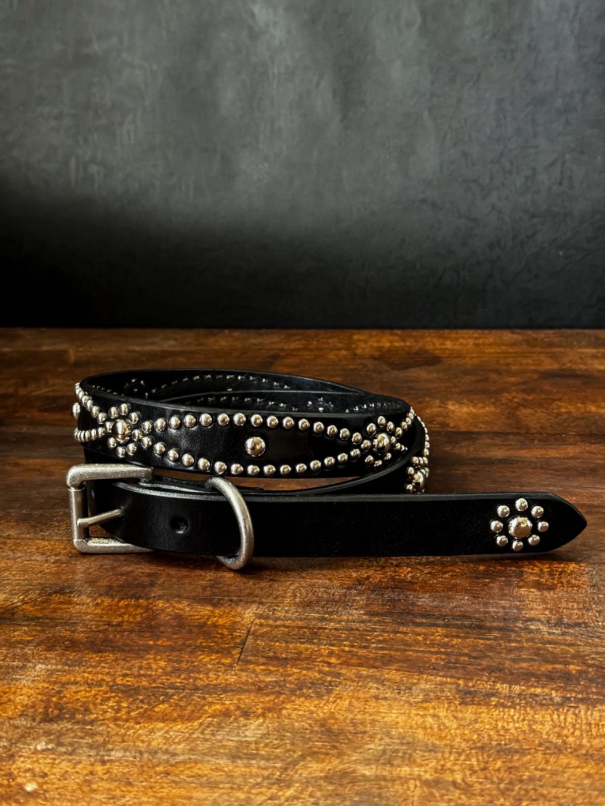 オーダーページ』ハンドメイドナローベルトフラワーオンリーターコイズ