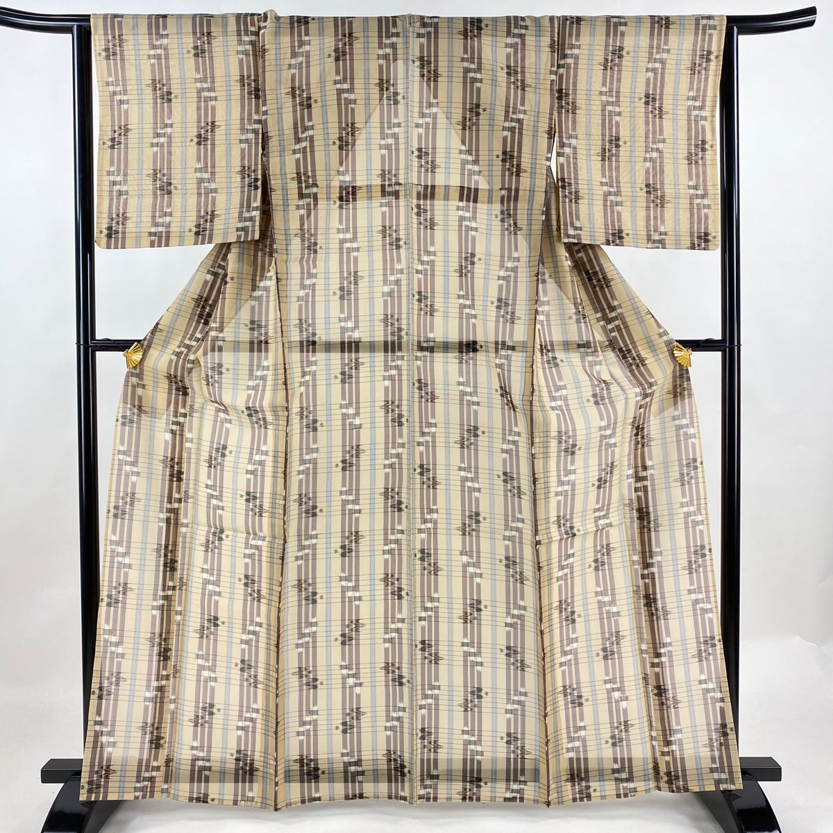 塩沢紬 名品 身丈164.5cm 裄丈64cm 正絹