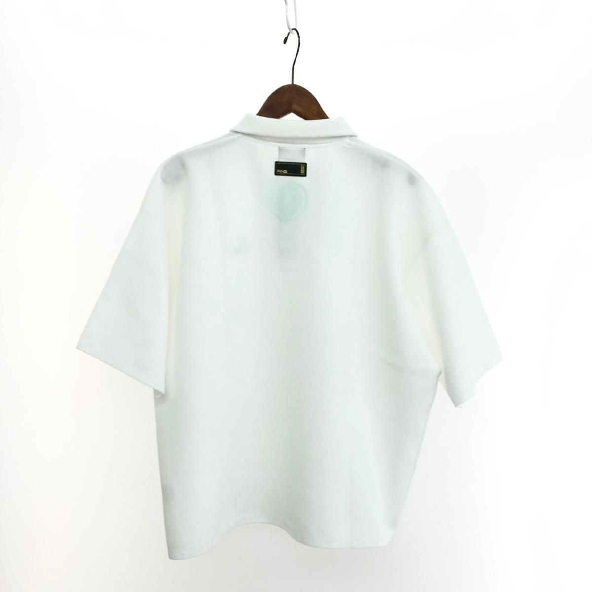 PING ピン 半袖ポロシャツ サイズ LL ゴルフウェア|エコ素材 ホワイト メンズ | 240002231360