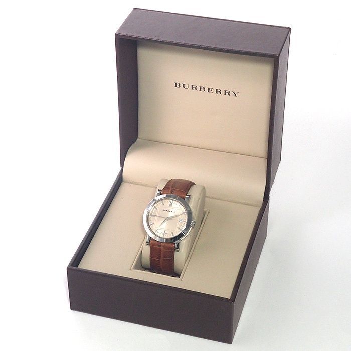 バーバリー BURBERRY ヘリテージ BU1356 クオーツ 仕上済 - メルカリ