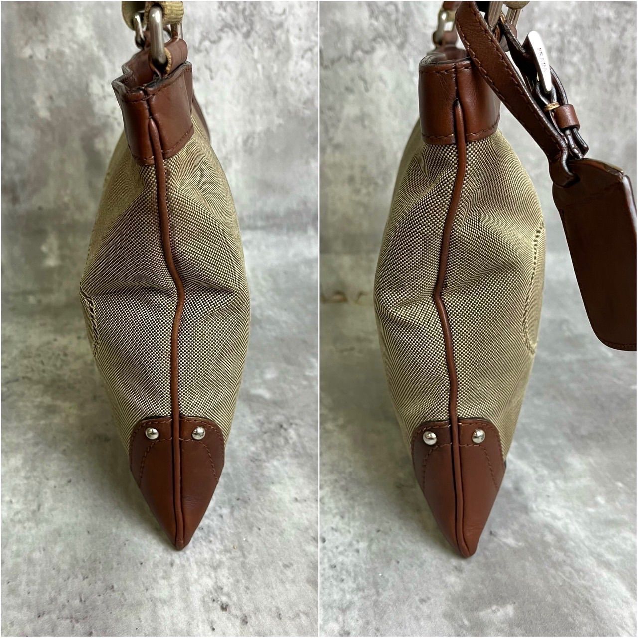 ✨良品✨ PRADA プラダ ショルダーバッグ トートバッグ デカロゴ 