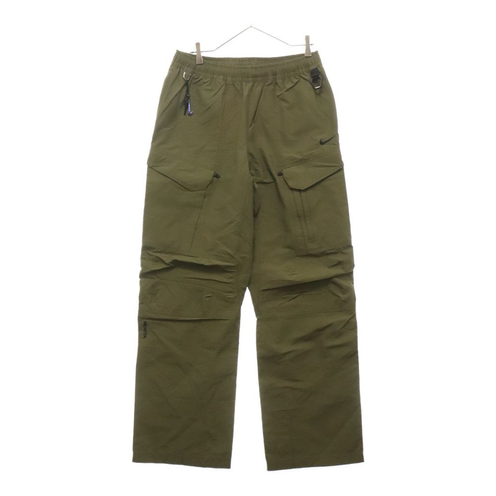 NIKE (ナイキ) ×DRAKE NOCTA Opal Tito Nix Cargo Pants ドレイク ノクタ オパール ティト ニークス チャーム付き ナイロン カーゴパンツ カーキ FZ0910-222