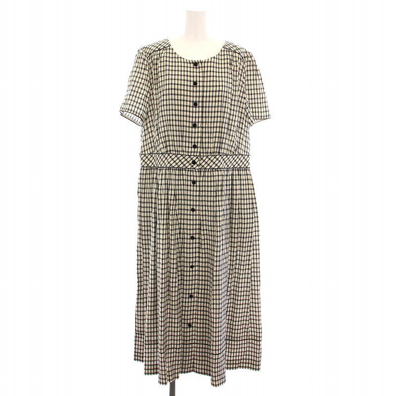 トゥービーシック TO BE CHIC ワンピース ロング チェック 半袖