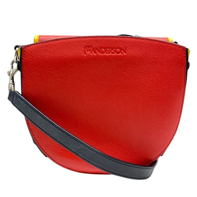 ジェイダブリュー アンダーソン スカーレットマルチスモールバイクバッグ ショルダーバッグ クロスボディ レザー レッド J.W.Anderson