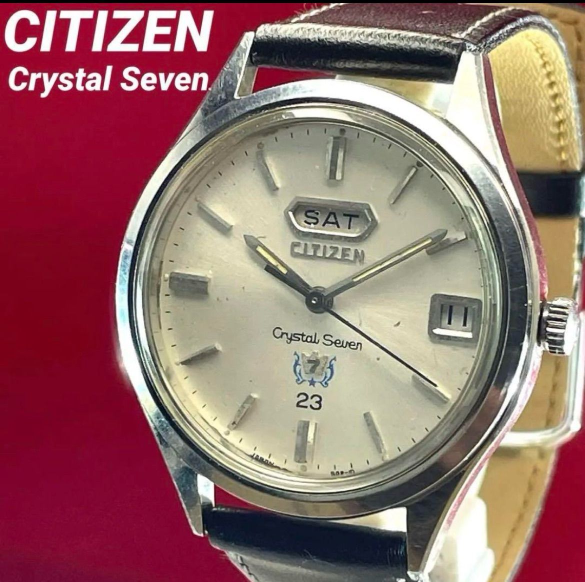 CITIZEN Crystal Seven 23石。自動巻