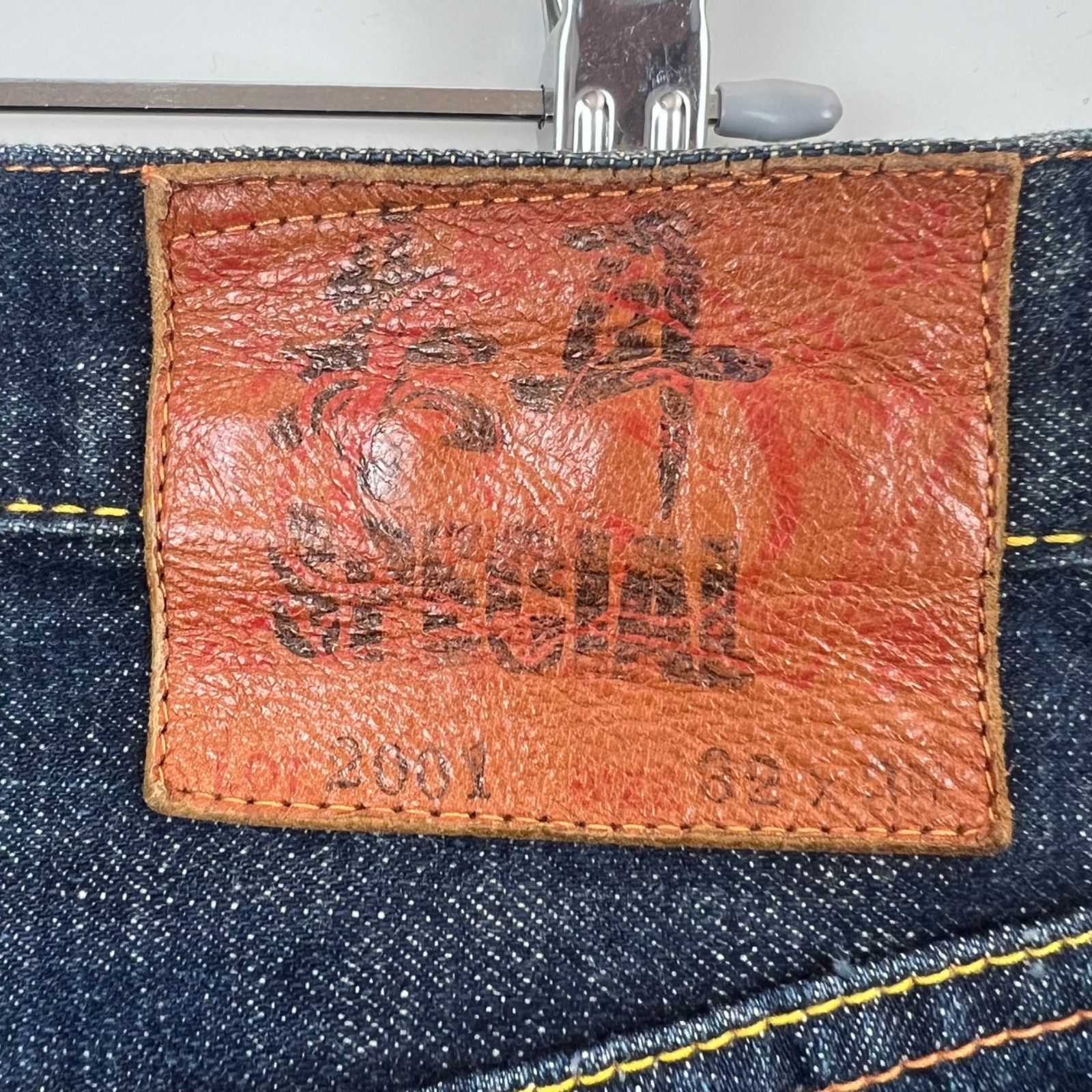 EVISU PLAY BOY 2001 朱耳 special denim pants kamome 32×35