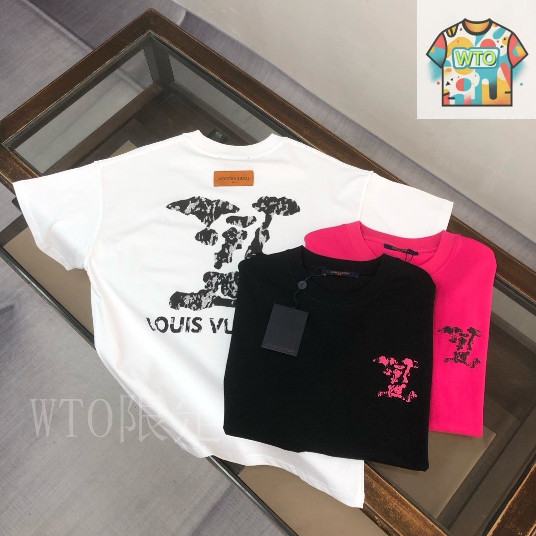 【大人っぽく上品に♡】Louis Vuitton Tシャツ LOUIS VUITTON - ルイヴィトン LOUIS VUITTON JUMPING DOG