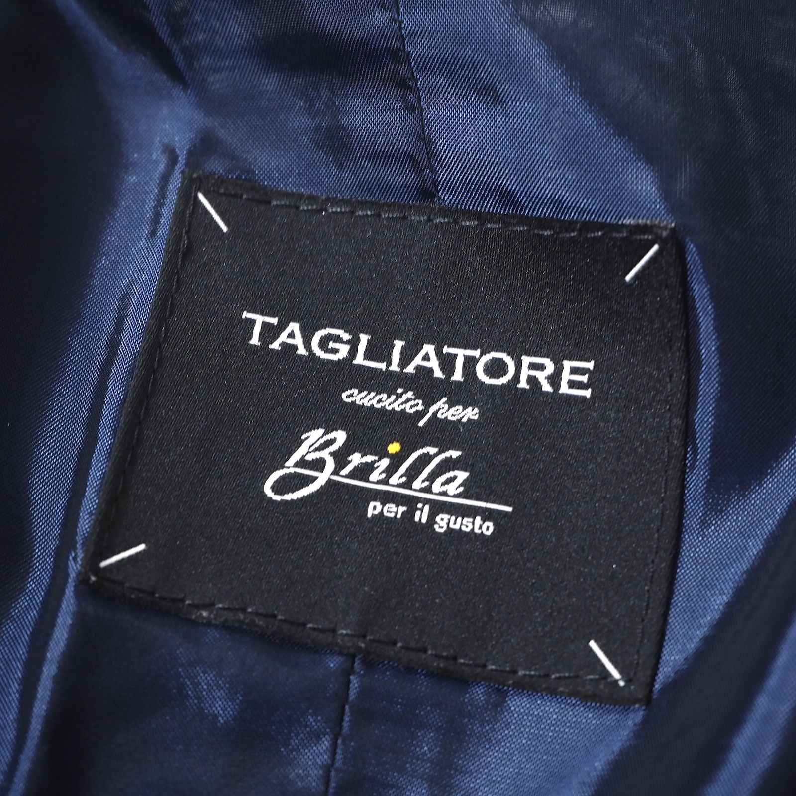 極美品 タリアトーレ×Brilla別注 ヴァージンウール100% ジャケット48 EASY SUITS DAKAR-NEWMAN WOOL MOHAIR | TAGLIATORE