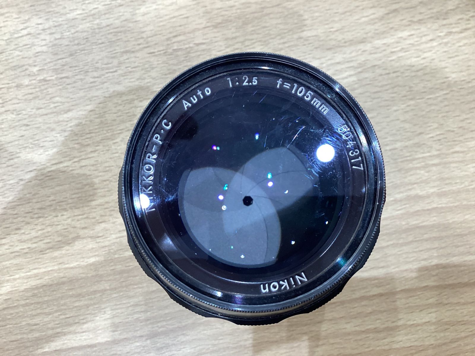 NIKKOR-P・C Auto 105mm f2.5 単焦点レンズ 非Ai 美品 Nikon ニコン