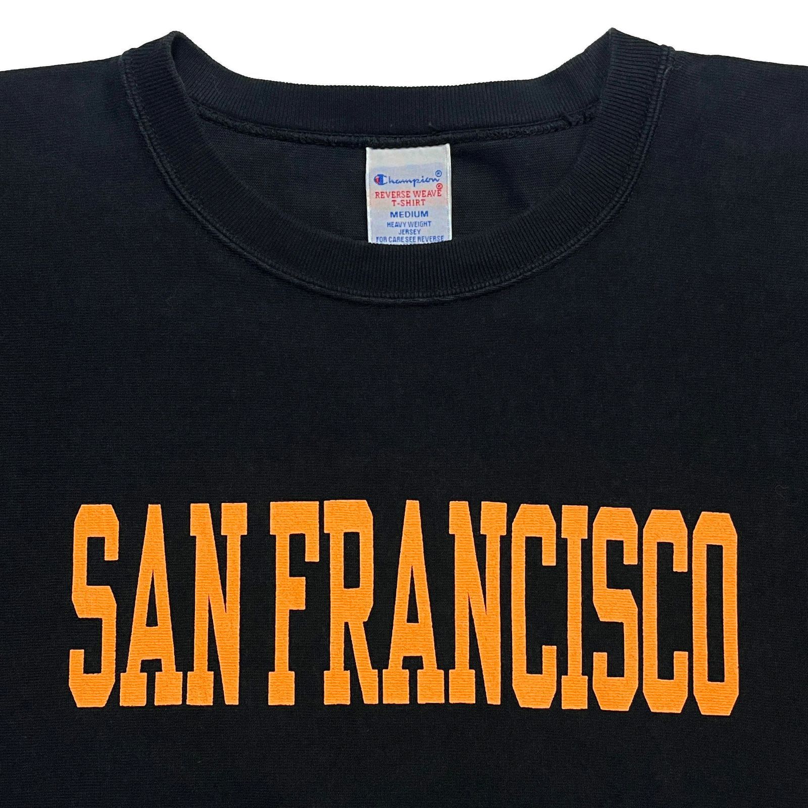 USED／メンズM】CHAMPION SAN FRANCISCO リバースウィーブ TEE 