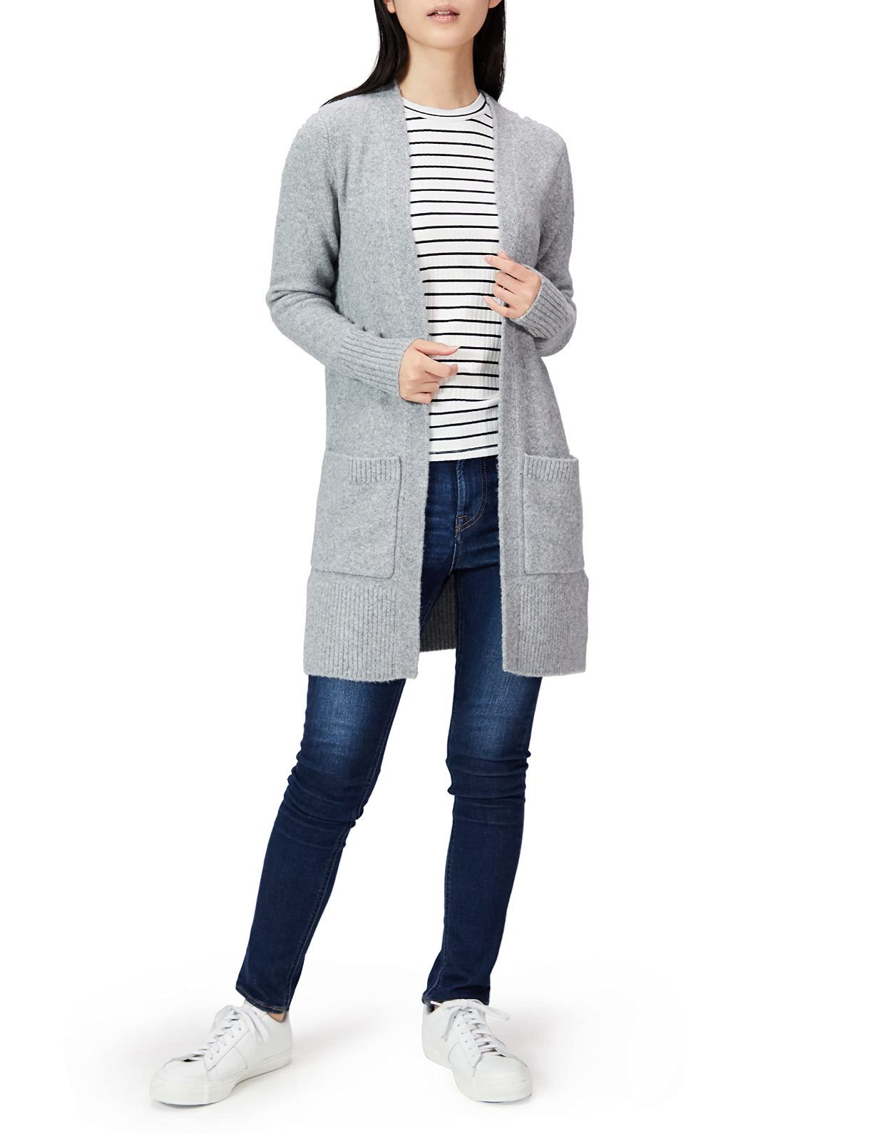 グレー ニット カーディガン　革靴 RBC】【秋冬】ニットカーディガン/グレー/ZEGNA BARUFFA/マシン