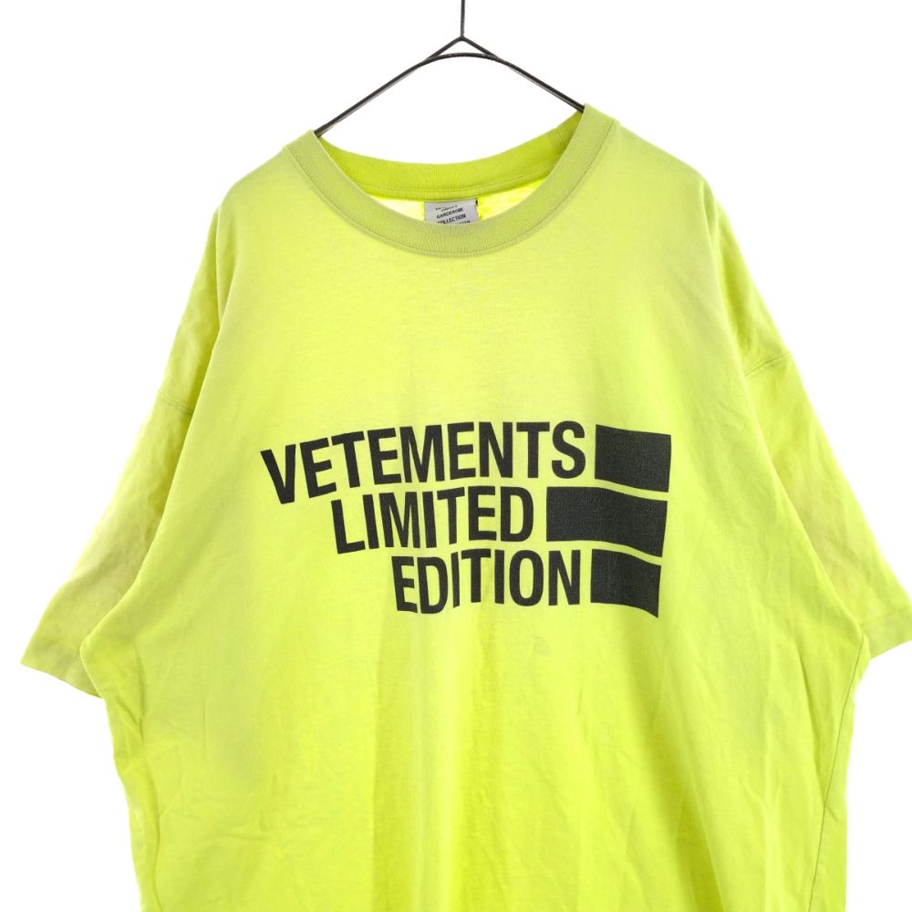 VETEMENTS (ヴェトモン) 22SS BIG LOGO LIMITED EDITION T-SHIRT