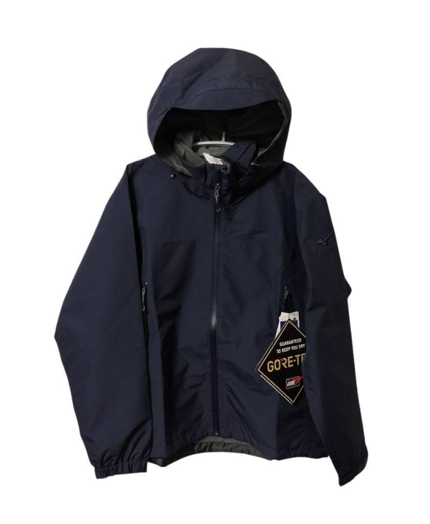 新品】MIZUNO ゴアテックス ジャケット レディースM ネイビー