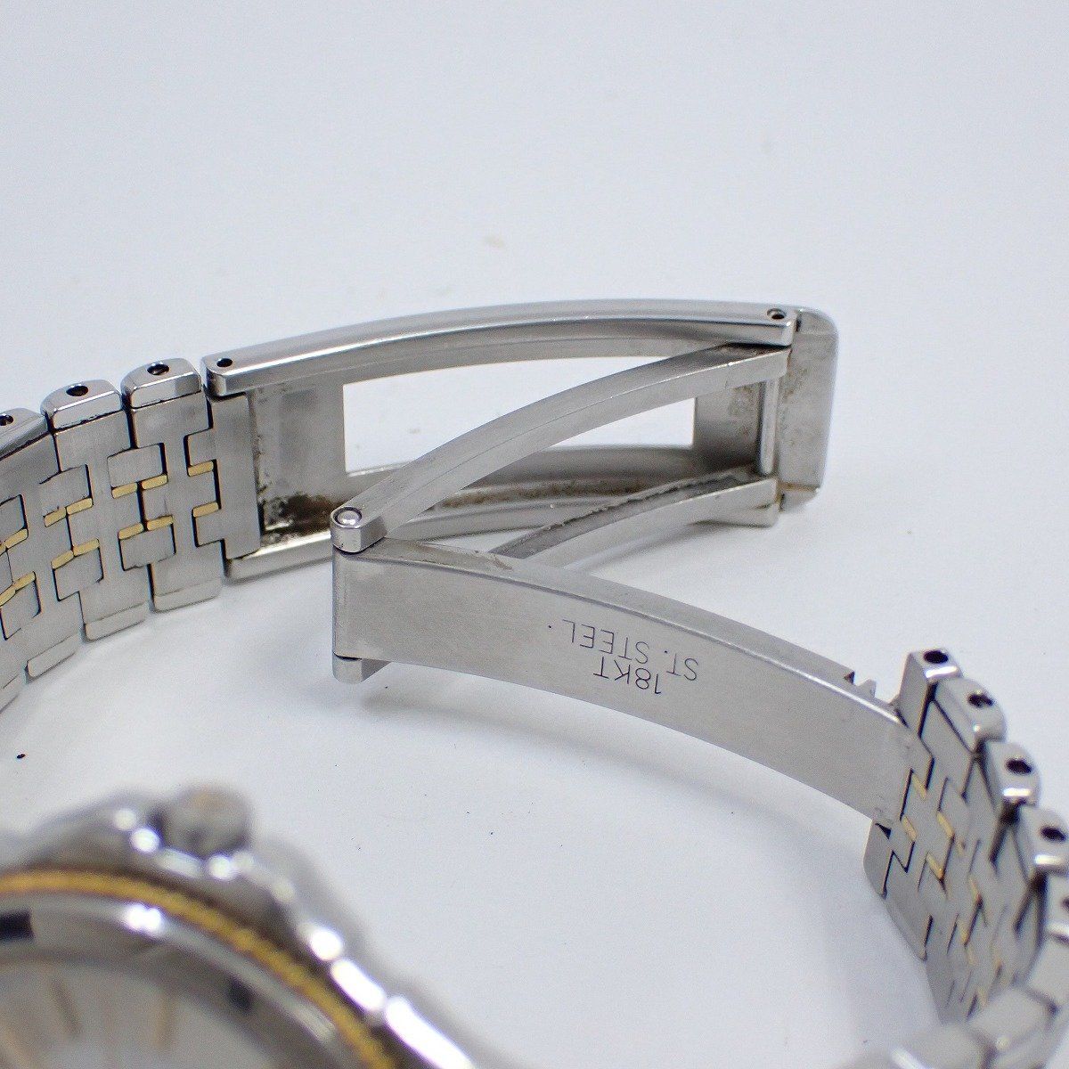 セイコー クレドール メンズ クォーツ 18KTコンビ 白文字盤 8J82-5A10 AS 160741円スタート SEIKO CREDOR セイコー クレドール