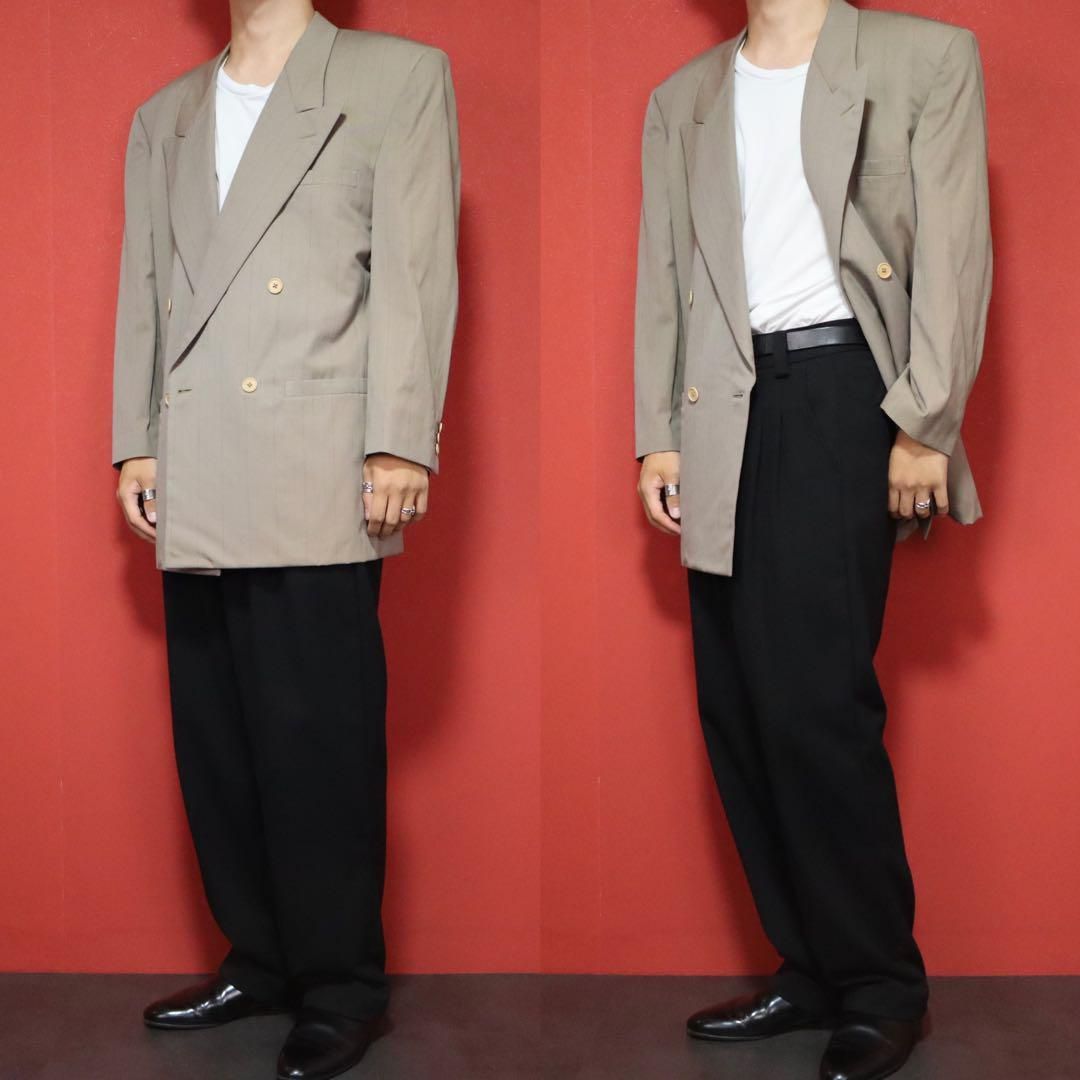 ジャケット・アウター Gianni Versace 80s striped beige jacket Gianni Versace 80s striped beige jacket - メルカリ