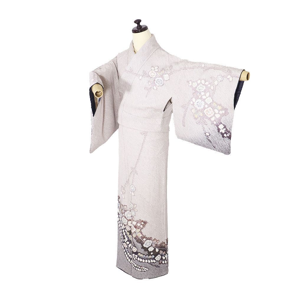 A123愛華 着物　総絞り　暈し染　辻ヶ花　正絹　美品　身丈163cm A123愛華 着物 総絞り 辻ヶ花 正絹 美品 フォーマル