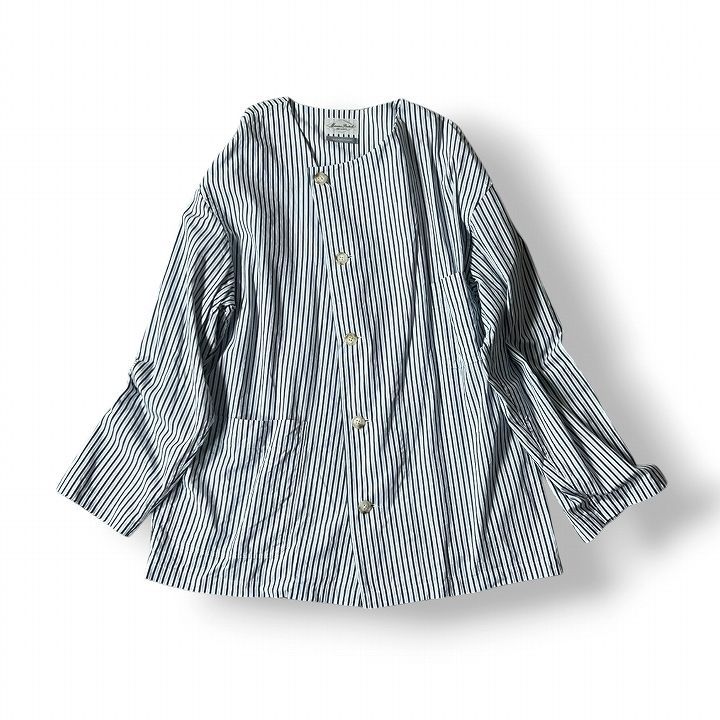 marvin pontiak shirt makers ストライプ　比翼シャツ Marvine Pontiak Shirt Makers マービンポンティアックシャツ