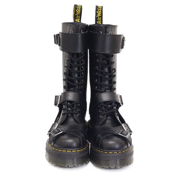 Dr.Martens (ドクターマーチン) 25774001 1914 QUAD STRAP 14ホール ストラップ レザーブーツ BLACK  Dr.Martens UK4-約23.0cm - メルカリ