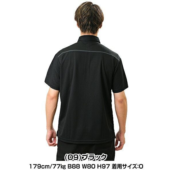 新品未使用】 種類5:(01)ホワイト/XO ポロシャツ メンズ 半袖 ミズノ 