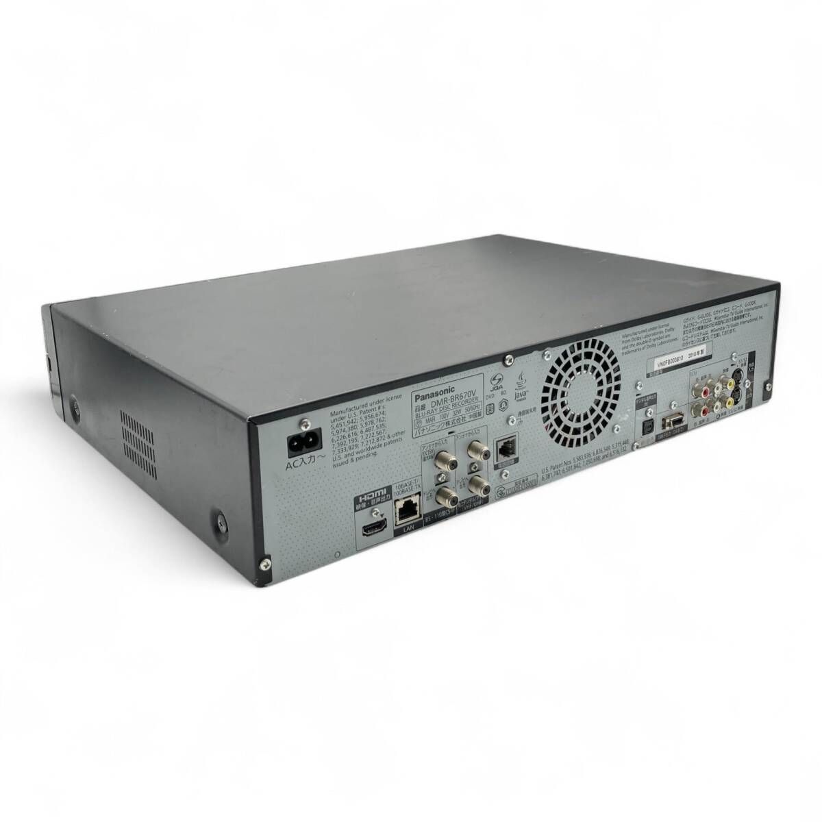 【動作確認済み】パナソニック DMR-BR670V DMR-BR670V｜Panasonic DIGA ブルーレイディスクレコーダー