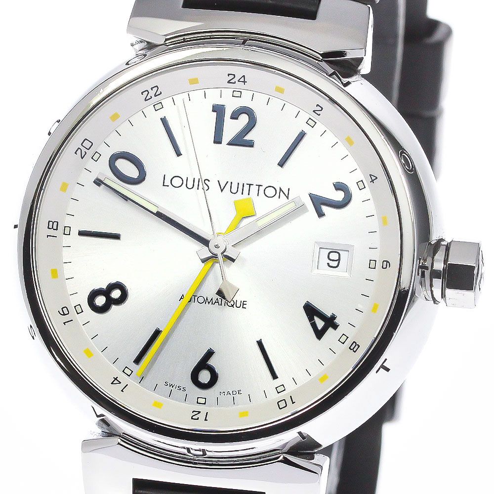 ルイ・ヴィトン LOUIS VUITTON Q113M タンブール GMT デイト