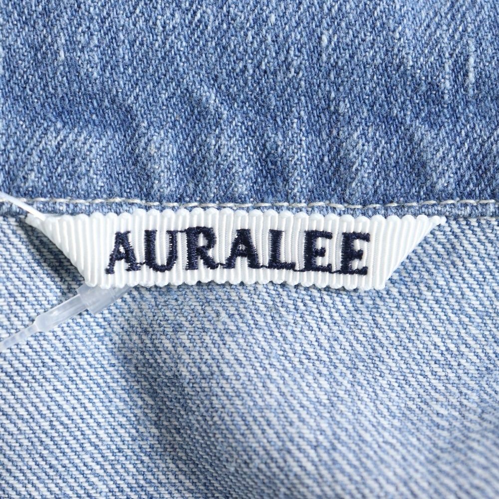 デニムプルオーバーシャツ スキッパーシャツ