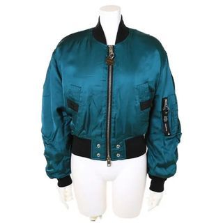 レディース 新品 DIESEL 青緑色 レディース ブルゾン ジャケット 
