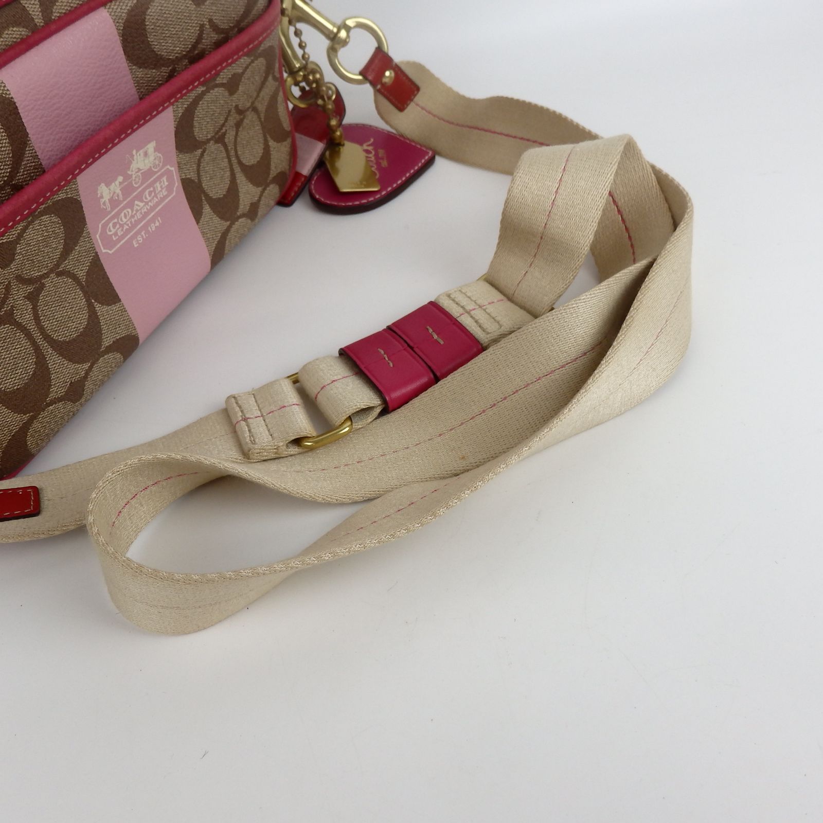 【良品】COACH コーチ 113555 シグネチャー ショルダーバッグ ☆COACH☆ コーチ ショルダーバッグ 113555 シグネチャー PVC